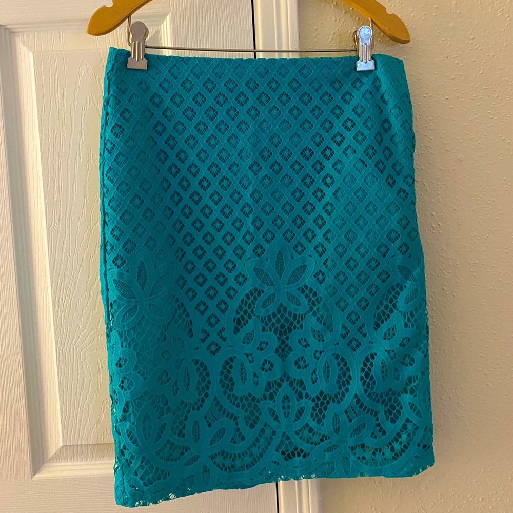 LOFT Lace Mini Skirt